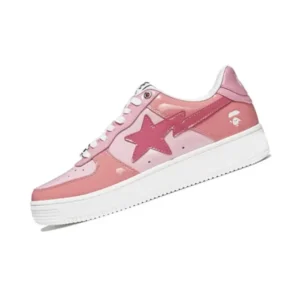 Pink Bapesta Shoes