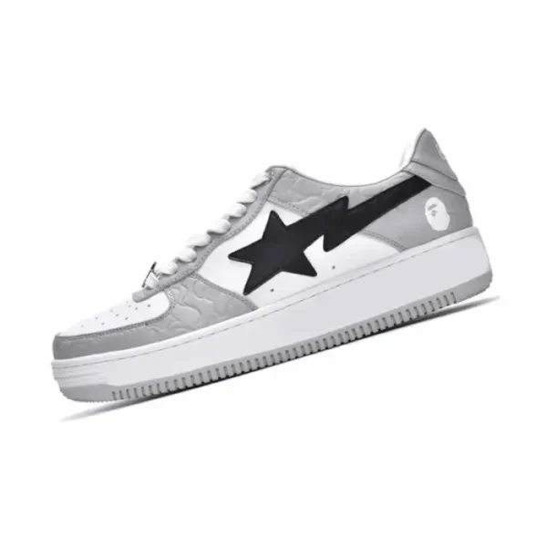 Gray Bapesta Shoes