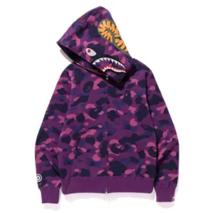 Purple Bape Hoodie​